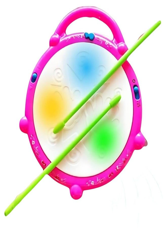 إستلو طبلة إستيلو الموسيقية الوامضة للأطفال الرضع مع أضواء ثلاثية الأبعاد وموسيقى | نشاط تعليمي وترفيهي للأطفال الرضع والأطفال الصغار من عمر 6 أشهر فما فوق | لعبة موسيقية للأطفال مع صوت وأضواء - Image 1